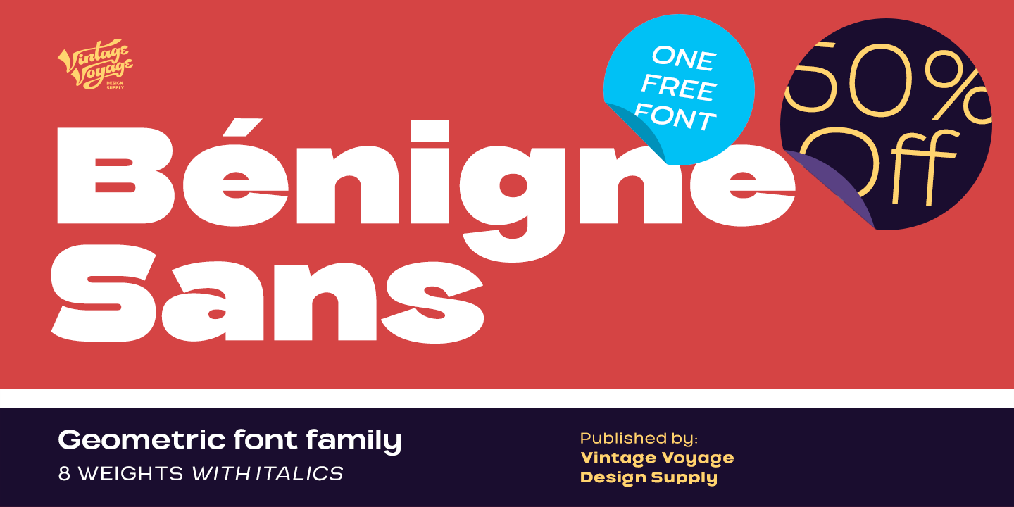 VVDS Benigne Sans Ultra Bold Italic Font preview
